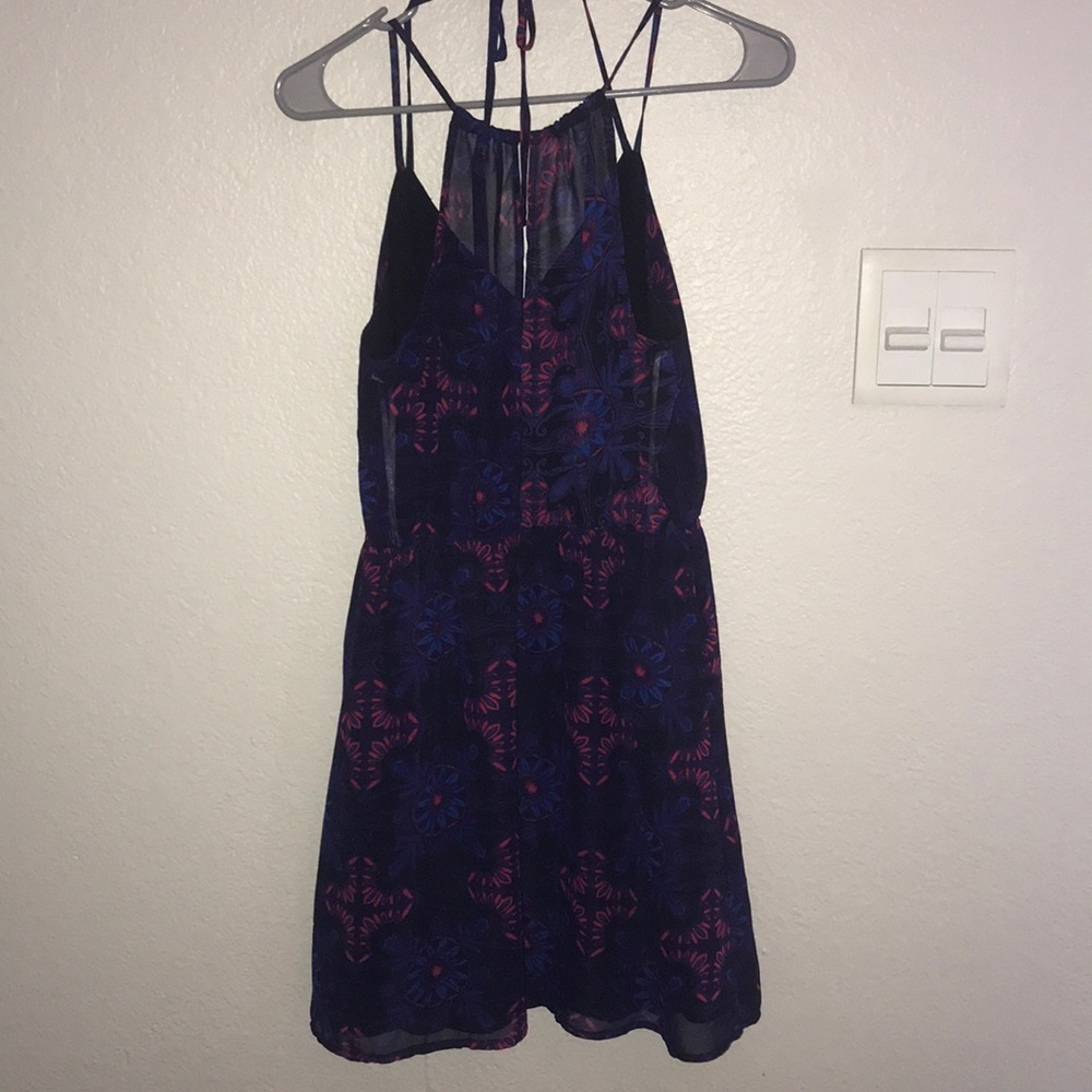 Forever 21 purple patterned dress
